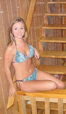 Blue Camo Bikini